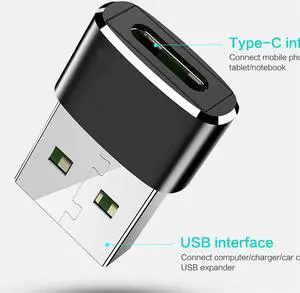 Mini USB to USB Type C OTG Adapter USB-C Converter Type-c Adapter For Samsung S20 Xiaomi Mi 9t Oneplus 7 6t USB OTG Connector
