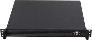 1U server case / suitable for installing various motherboards of ATX 12 "× 9.6" and below size / standard 1U power supply with length 7.48-8.26in / empty case