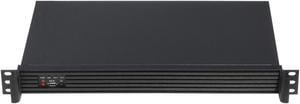 1U Server Chassis / Standard 19 "rack-mount server chassis / Aluminum ears and handles / Suitable for installation of 170mm * 170mm (Mini-ITX) motherboard / empty chassis