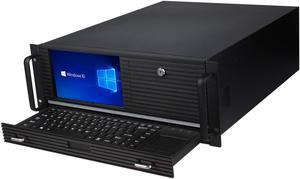 4U all-in-one machine / industrial all-in-one machine / industrial control chassis / 19-inch standard rack-mounted industrial chassis /4U workstation empty chassis