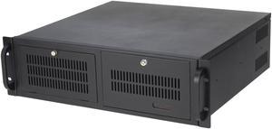 3U industrial control server storage case 1.2mm SGCC comes standard with 2 8025B fans standard 13*12 or less motherboard position 2U power supply position empty chassis
