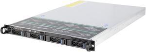 1U hot swappable storage server 4-bay direct connection 6GB/SATA backplane for ATX mainboard industrial control empty chassis