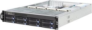 2U hot swappable storage server 12GB/SAS NVMe backplane for E-ATX mainboard 8-bay empty chassis