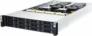 S278-12 2U storage server 12 disk hot swappable GPU computer supports E-ATX mainboard AI server air cooling chassis High performance server