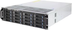 3U hot swappable 16 hard disk 6GB/SAS backplane storage server empty chassis
