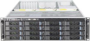 3U hot swappable 16 hard disk 12GB/SAS backplane storage server empty chassis