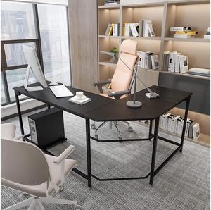 66"L Office Desk L-Shaped Work Desk Corner Desk with Shelves Computer Desk for Home Office Study
