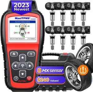 Autel MaxiTPMS TS508WF KIT TPMS Programming Relearn, Activate, Diagnostics Tool with 8PCS 315+433Mhz Metal MX-Sensors Newest WiFi Ver. of TS508/TS508K//TS501/TS408
