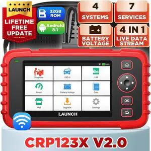 Launch Scanner CRP123X Code Reader Car Diagnostic Scanner for ABS SRS Transmission Engine Scan Tool