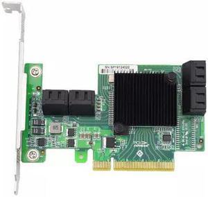 PCIe x8 to 8 Port SATA 6Gb/s SAS/SATA Expansion Card