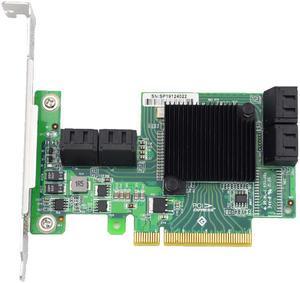 Linkreal PCIe x8 to 8 Port SATA 6Gb/s SAS/SATA Expansion Card
