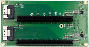 Linkreal 2 Port SFF-8654 to 2 PCIe x16 Slot Adapter-LRFCF922