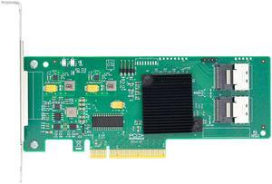 6Gb/s PCIe x8 to 8-Port SAS/SATA RAID Controller Card Support RAID 5