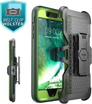 Iphone 7 Plus Case iBlason iPhone 8 Plus Case Heavy Duty Protection Magma Series Full body Bumper Case Green