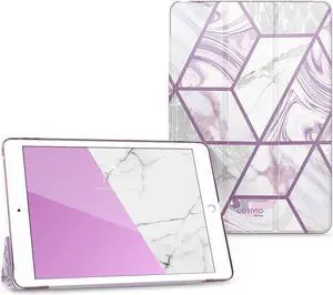 i-Blason Cosmo Lite Case for New iPad 7th Generation, iPad 10.2 2019 Case, Slim Trifold Stand Smart Case Translucent Hard Back Protective Cover with Auto Sleep/Wake (Ameth)