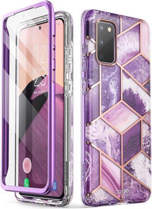 i-Blason Cosmo Series Designed for Samsung Galaxy S20 FE 5G Case (2020 Release), [Built-in Screen Protector] Slim Stylish Protective Case (Purple)