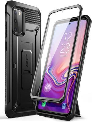 Unicorn Beetle Pro Series Designed for Samsung Galaxy S20 FE 5G Case (2020 Release), Full-Body Dual Layer Rugged Holster & Kickstand Case with Built-in Screen Protector (Black)