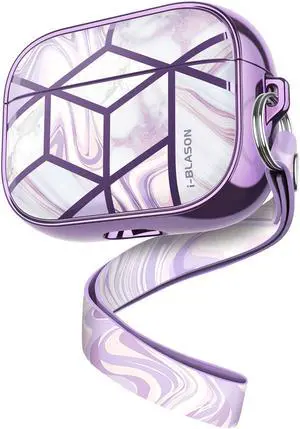 i-Blason Cosmo Series Case Designed for Airpods Pro, 360° Protective Stylish AirPods Pro Case Cover Compatible with Apple AirPods Pro (2019) (Ameth)
