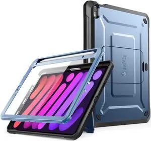 SUPCASE Unicorn Beetle Pro Series Case for iPad Mini 6th Generation 8.3 Inch (2021 ), Support Apple Pencil Charging with Built-in Screen Protector Full-Body Rugged Kickstand Protective Case (Tilt)