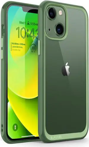 SUPCASE Unicorn Beetle Style Series Case for iPhone 14 Case 6.1 inch (2022)/iPhone 13 Case 6.1 inch (2021), Premium Hybrid Protective Clear Case (Jasper)