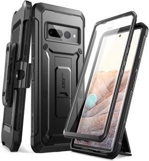 SUPCASE Unicorn Beetle Pro Series Case for Google Pixel 7 Pro (2022 Release), Full-Body Rugged Belt-Clip & Kickstand Case with Built-in Screen Protector (Black)