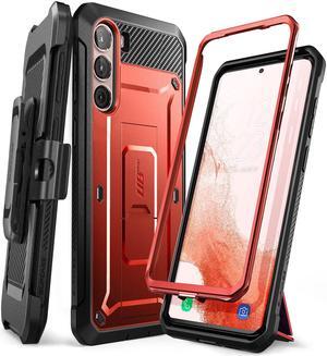 SUPCASE Unicorn Beetle Pro Series Case for Samsung Galaxy S23 Plus 5G (2023 Release), Full-Body Dual Layer Rugged Belt-Clip & Kickstand Case Without Built-in Screen Protector (ruddy)