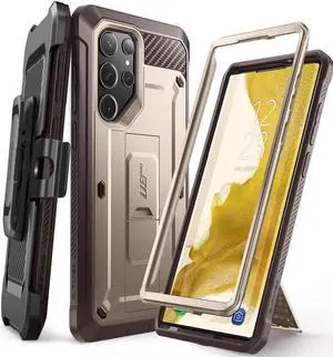SUPCASE Unicorn Beetle Pro Case for Samsung Galaxy S23 Ultra 5G (2023 Release), Full-Body Dual Layer Rugged Belt-Clip & Kickstand Case Without Built-in Screen Protector (PDF)