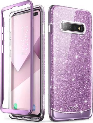 i-Blason Cosmo Series Designed for Galaxy S10 Plus Case Stylish Protective Bumper Case Without Built-in Screen Protector for Samsung Galaxy S10 Plus 2019 Release (Purple)