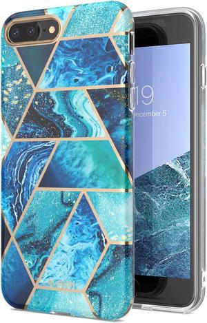 iBlason Cosmo Lite Designed for iPhone 8 Plus CaseiPhone 7 Plus Case Slim Stylish Protective Bumper Case with Camera Protection for iPhone 8 Plus 2017  iPhone 7 Plus 2016 Blue