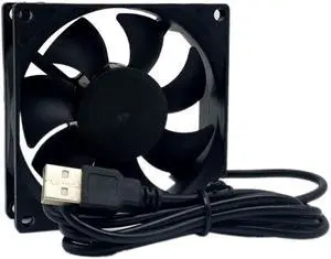 1 PC 8cm DC Brushless Fan 80mm x 25mm 8025 5V USB Computer Case PC CPU Cooling Fan Cooler 3000RPM Radiator 1 PC 8cm DC Brushless Fan 80mm x 25mm 8025 5V USB Computer Case PC CPU Cooling Fan Cooler 3000RPM Radiator