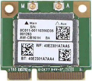 Dual Band RTL8821AE AW-CB161H Wifi Wlan Card Bluetooth 4.0 Combo Wireless Half Mini PCI-E 433Mbps 802.11a/b/g/n/ac