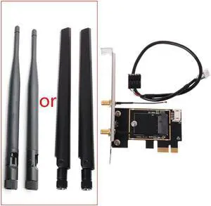M.2 to PCI-E Converter Desktop Wireless WiFi Bluetooth Network Card Adapter Board