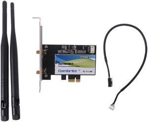 PCIE WiFi Card Adapter Bluetooth Dual Band Wireless Network Card Repetidor Adaptador for PC Desktop Wi-fi Antenna PCI- M.2
