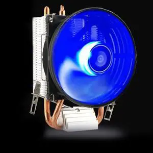 2 Heatpipe Aluminium PC CPU Cooler Cooling Fan For Intel 775/1155/1151 AMD 754/AM2