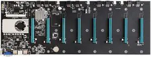 Upgrade BTC-S37 Mining Motherboard 8Gb DDR3 PCIe 8 Graphics GPU Card X16 SATA3 4USB Gigabit Rj45 HDMI-compatible VGA