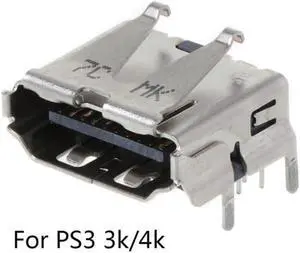 Replacement For Playstation 3 PS3 HD PS 3 Super Slim 3000 4000 3K 4K HDMI Port Jack Socket Interface Connector Replacement For Playstation 3 PS3 HD PS 3 Super Slim 3000 4000 3K 4K HDMI Port Jack Socket Interface Connector