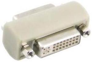 DVI 24 5 Female to DVI 24 5 Female Video Converter Adapter Coupler 180D Straight