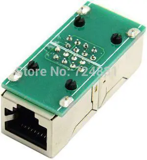 CAT6 RJ45 Female to Female Lan Connector Ethernet Network Cable Extension Adapter With Shield