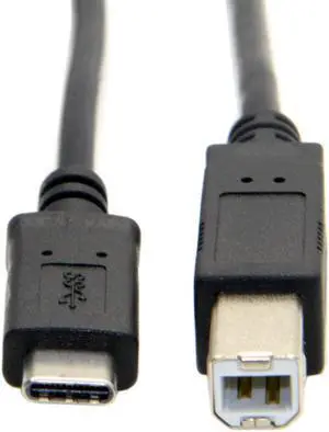 USB-C USB 3.1 Type-C Male Connector to USB 2.0 Type B Male Data Cable for Cell Phone & Laptop & Laptop 100cm