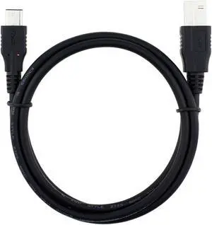 USB-C USB 3.1 Type C Male Connector to USB Standard B Male Data Cable for Apple Laptop & Laptop Black