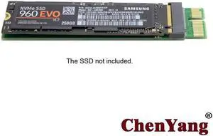PCI-E 3.0 1x x1 Vertical to NGFF M-key NVME AHCI SSD Adapter for XP941 SM951 PM951 960 EVO SSD
