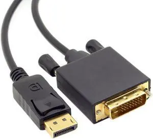 DisplayPort DP Male to DVI Male Single Link Video Cable for DVI monitor 6ft 1.8m