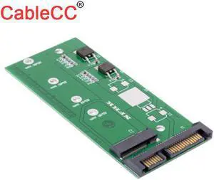 Cablecc  M.2 NGFF PCI-E 2 Lane SSD to 7mm 2.5" SATA  22pin Hard Disk Case PCBA for  X240S Y410P Y510P  E431 E531