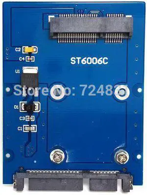 Slim Type Mini PCI-E mSATA SSD to 2.5" SATA 3.0 22pin HDD Adapter Hard Disk PCBA