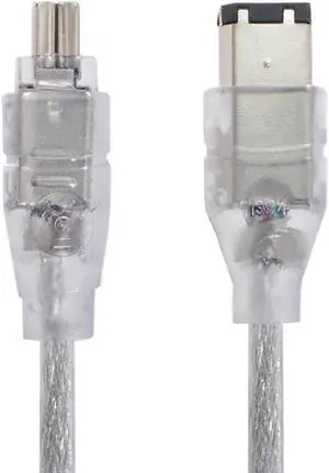 ILink Adapter Cord Cable 1394 6Pin to Firewire 400 IEEE 1394 4 Pin Male for Camera Camcorder