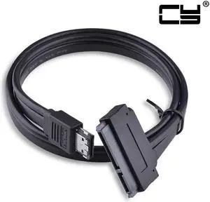 Chenyang Dual Power 12V 5V eSATAp Power ESATA USB 2.0 Combo to SATA 22Pin Cable for 2.5" 3.5" Hard Disk Drive 50cm Chenyang Dual Power 12V 5V eSATAp Power ESATA USB 2.0 Combo to SATA 22Pin Cable for 2.5" 3.5" Hard Disk Drive 50cm