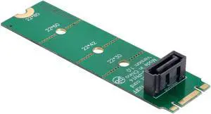 NGFF B/M-key M.2 to Vertical SATA 7 Pin Hard Disk Drive SSD PCBA Extension Adapter for Motherboard