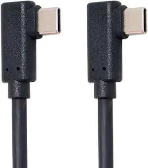 USB-C Type-C to Type-C Cable Gen2 10Gbps Dual 90 Degree Left Right Angled Type Support 65W Power
