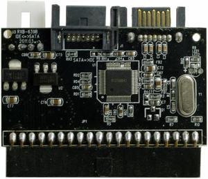 IDE 100 133 PATA to Dual Serial SATA 7PIN Adapter Reversible Converter for Hard Disk Drive