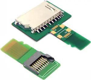 M to F 1Set SD TF Card Socket Female to Micro-SD TF Male Memory Card Kit Extension Adapter Testing Tools Extender